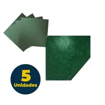 Chapa EVA 40cmx48cm 1,5mm Glitter com 5 Unidades