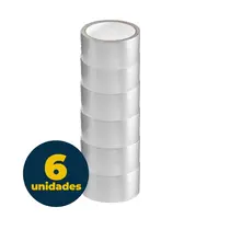 Fita Silver Tape 50mm x 5m Eurocel com 6 Unidades