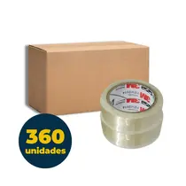 Fita PP 12mm x 10m 3M Transparente com 360 Unidades