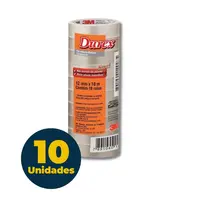 Fita PP 12mm x 10m 3M Transparente com 10 Unidades