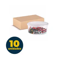 Clipes N-5 ACC Colorido 10 Caixas com 100 Unidades