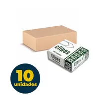 Clipes 2,0cm N-4 ACC Galvanizado com 10 Caixas