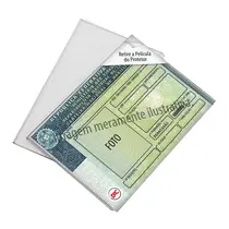 Protetor de Documento CNH DAC Acrilico 89mm x 63mm com 5 Unidades