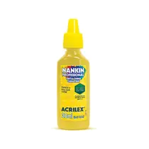 Tinta Nankin 20ml Acrilex Amarelo Ouro G-I 505 com 12 Unidades