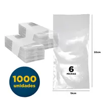 Saco PP 15cm x 30cm 0,06 Micras com 5.000 Unidades