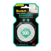 Fita Dupla Face Espuma 24mm x 1m Uso Interno Scotch 3M com 12 Unidades
