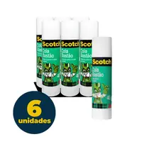 Cola Bastão Grande 40g 3M Scotch EE-427 com 6 Unidades