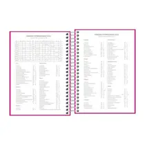 Agenda Espiral 11,7cm x 16,4cm Tilibra Pepper Rosa 2026