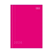 Agenda Costurada 12,3cm x 16,6cm Tilibra Pepper Rosa 2026