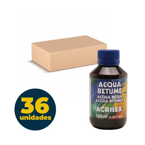 Acqua Betume Acrilex com 36 unidades