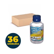 GOMA LACA INCOLOR 100ML ACRILEX 36 UN
