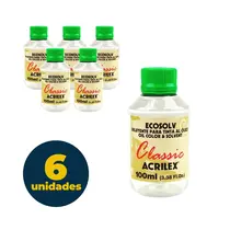 Ecosolv 100ml Acrilex com 6 Unidades
