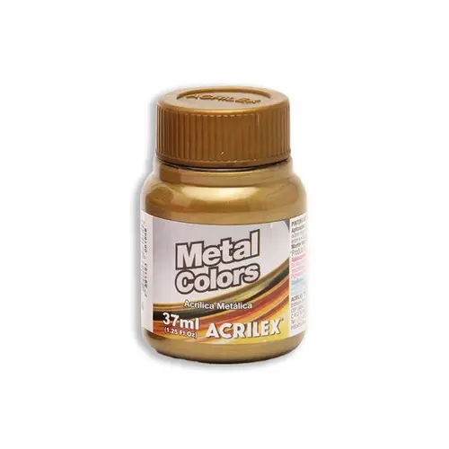 Tinta Acrílica Metal 37ml Acrilex Bronze