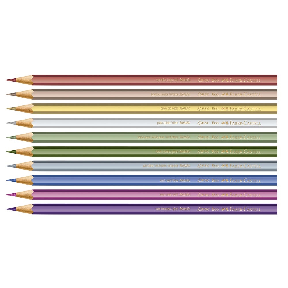 cores faber castell metalico ecolapis