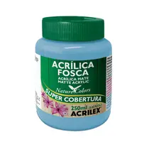 Tinta Acrilica Fosca 250ml Acrilex 503 Azul Celeste com 3 Unidades