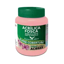 Tinta Acrilica Fosca 250ml Acrilex 537 Rosa com 3 Unidades