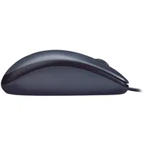 Mouse Com Fio Logitech M90 Preto, Design Ambidestro, Conexão USB, 3 Botões