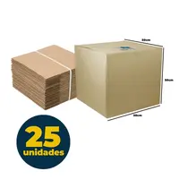 Caixa de Papelão Duplo C50cm x L50cm x A50cm CdP TRAN006 com 25 Unidades