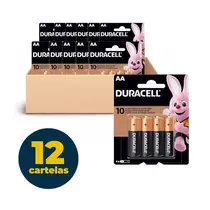 PILHA PEQUENA AA ALCALINA 04 UN DURACELL 12 CTL