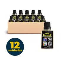 Tira Grude Removedor de Etiquetas e Pegajosidades 40 ml Quimatic Tapmatic Caixa com 12 Unidades