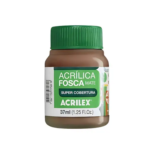 Tinta Acrílica Fosca Acrilex 531 Marrom 37ml