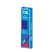 Lápis Grafite CIS Nataraj Copiativo Violeta com 12 Unidades