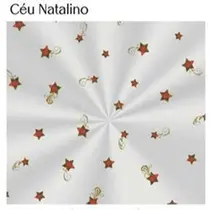 Saco Transparente Decorado 30cmx44cm Cromus Céu Natalino 10 Pacotes com 100 Unidades