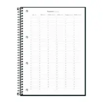 Caderno Executivo Universitário Tilibra Organizer 80 Folhas 200x275mm Capa Dura Espiral Pautado