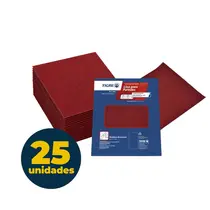 Lixa Madeira e Massa 22,5cmx27,5cm Grossa Grão 80 Tigre com 25 Unidades