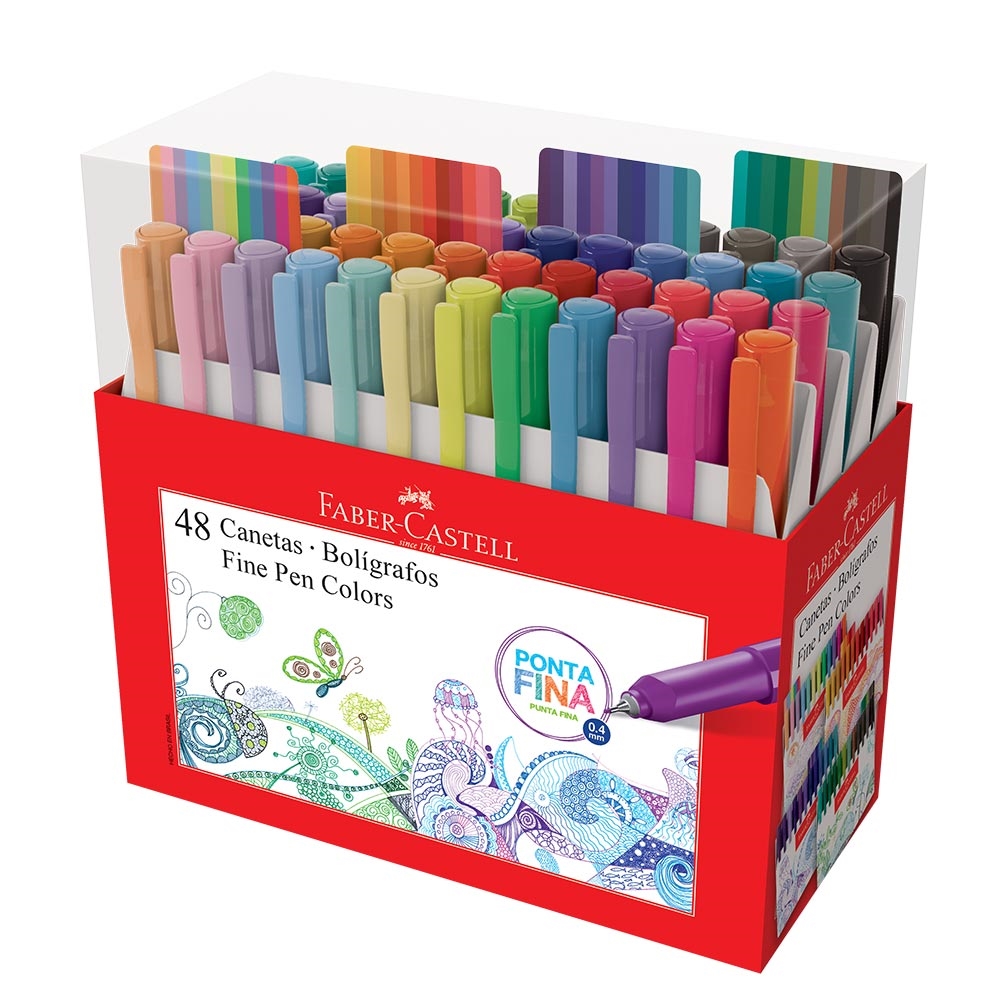 casa do papel caneta faber castell fine