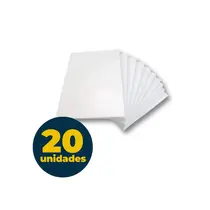 Tela Pintura Escolar 20cmx30cm com 20 Unidades Cortiarte