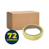 Fita PP 18mmx50m Transparente Eurocel com 72 Unidades
