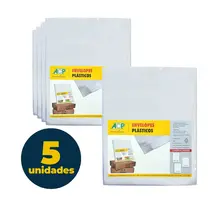 Saco Plástico A4 com 4 Furos 0.20 Micras 230mmx310mm 100 Unidades ACP com 03 Pacotes