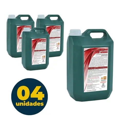 Hipoclorito De Sódio 12% 5L Marqui com 04 Unidades
