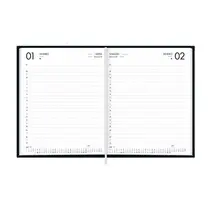 Agenda Executiva Costurada 15,9cm x 23,3cm Tilibra Memorial Napoli 2027