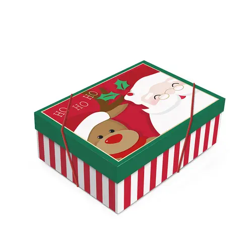 Caixa de Presente Retangular com Tampa 46cmx33cmx14cm Cromus M Amigos com 10 Unidades