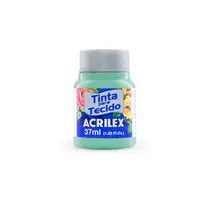 Tinta para Tecido Fosca 37ml Acrilex Verde Bebê 810 com 12 Unidades
