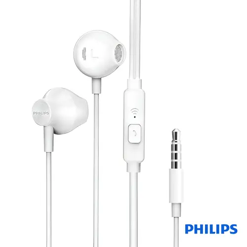 Fone Ouvido c/ Microfone P2 Intra-Auricular TAUE101WT/00 Branco Philips