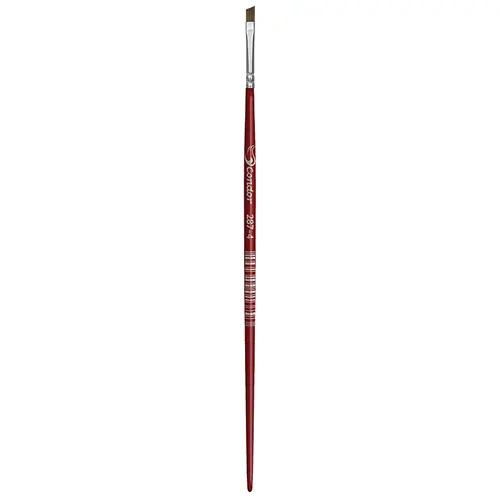 Pincel Artístico Chanfrado Condor 287-4 com 06 Unidades