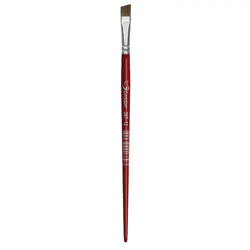 Pincel Artístico Chanfrado Condor 287-12 com 06 Unidades