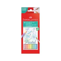 Lápis de Cor Aquarelável Faber-Castell 10 Cores Sextavado Pastel com 12 Estojos