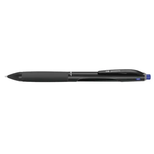 Caneta Esferogáfica Retrátil 0.7mm Cis Pentonic Azul com 12 Unidades