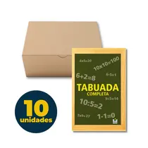 Tabuada Escolar Completa com 10 Unidades