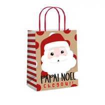 Sacola de Papel para Presente P 21,5cmx15cmx8cm Cromus Noelito com 10 Unidades
