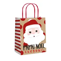 Sacola de Papel para Presente P 21,5cmx15cmx8cm Cromus Noelito com 10 Unidades