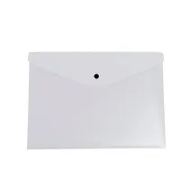 Pasta Envelope com Botão A4 Dello Cristal com 30 Unidades
