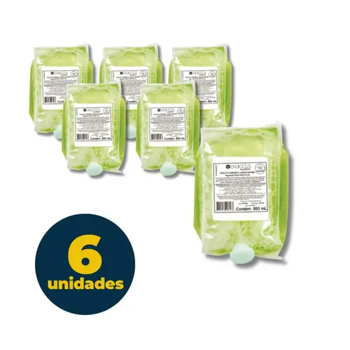 Sabonete Espuma Refil 500ml Plus Erva Doce 6 Unidades