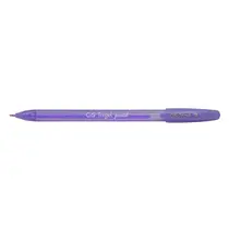 Caneta Gel 0.8mm Cis Trigel Pastel Lilás com 12 Unidades