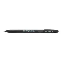 Caneta Gel 1.0mm Cis Trigel Fashion Preta com 12 Unidades