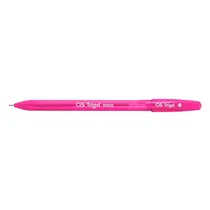 Caneta Gel 1.0mm Cis Trigel Neon Rosa com 12 Unidades